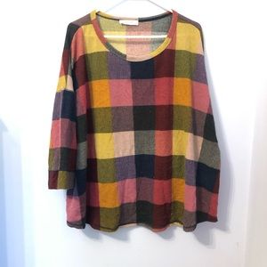 Modcloth Sweaters - Plus-size ModCloth plaid sweater Modcloth Sweaters - Plus-size ModCloth plaid sweater